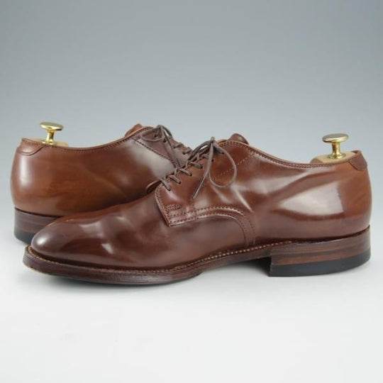 極上★オールデン 8D【貴重★ラベロ色/コードバン/茶】53750/モディファイドラスト/プレーントゥ/メンズ/Alden★i438