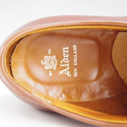 極上★オールデン 8D【貴重★ラベロ色/コードバン/茶】53750/モディファイドラスト/プレーントゥ/メンズ/Alden★i438