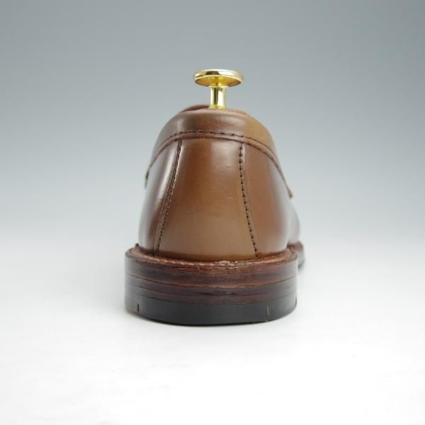 極美品★オールデン 8.5D【貴重★ウイスキーコードバン/茶/N9207】ヴァンラスト/コインローファー/バンラスト/メンズ/Alden★i439