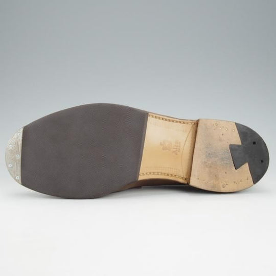 極美品★オールデン 8.5D【貴重★ウイスキーコードバン/茶/N9207】ヴァンラスト/コインローファー/バンラスト/メンズ/Alden★i439