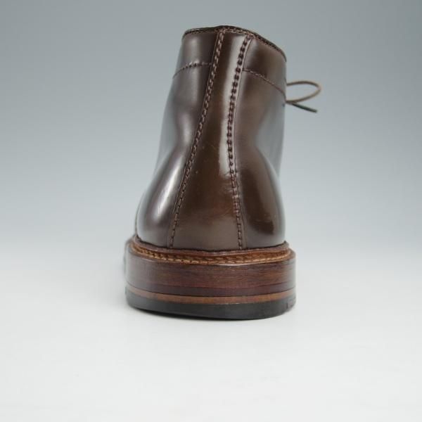 極美品★オールデン 8D【貴重★シガー色/コードバン/茶】13132/バリーラスト/チャッカブーツ/メンズ/Alden★i440