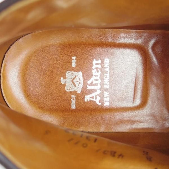 極美品★オールデン 8D【貴重★シガー色/コードバン/茶】13132/バリーラスト/チャッカブーツ/メンズ/Alden★i440