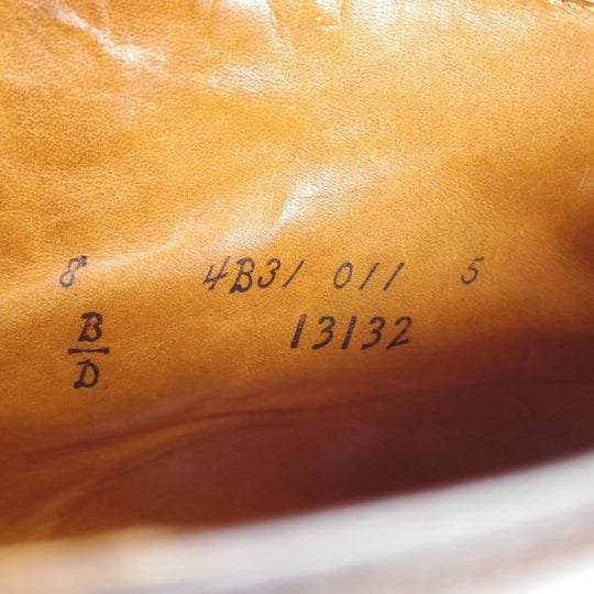 極美品★オールデン 8D【貴重★シガー色/コードバン/茶】13132/バリーラスト/チャッカブーツ/メンズ/Alden★i440