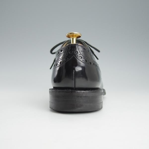 極上★チャーチ 60F/UK6【ダイナイトソール仕様★セミブローグ版バーウッド/81ラスト】SCALFORD/黒/メンズ/BURWOOD/Church's★i442