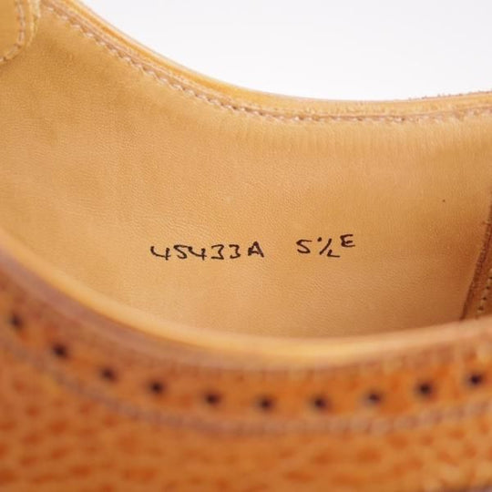 極上★クロケット&ジョーンズ 5.5E【リッジウェイソール仕様★ロイドフットウェア別注/Jシリーズ】茶/Crockett&Jones★i443