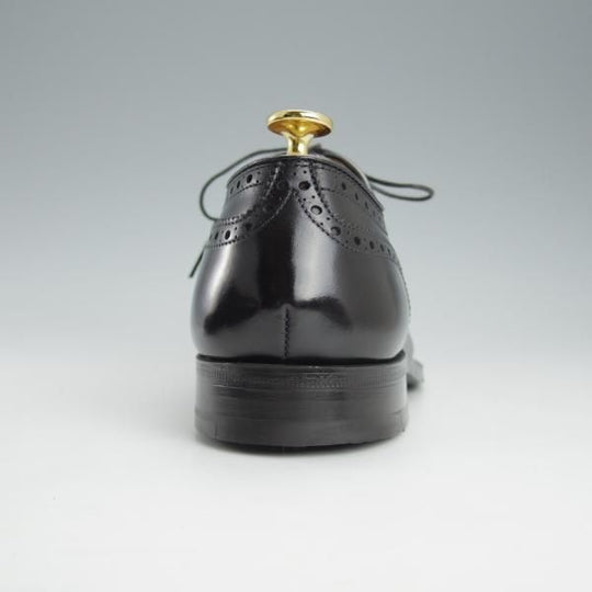 極美品★オールデン 6E【貴重★ハンプトンラスト/909】セミブローグ/カーフ/黒/メンズ/Alden★i444