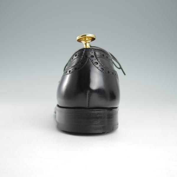 極美品★オールデン 6E【貴重★ハンプトンラスト/909】セミブローグ/カーフ/黒/メンズ/Alden★i444