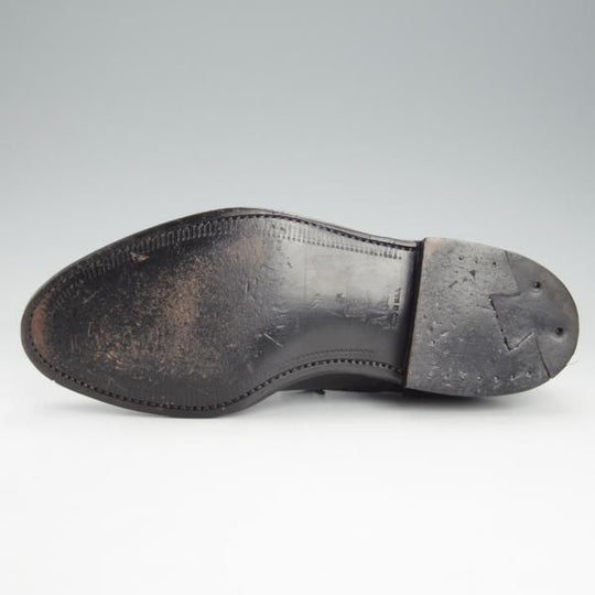 極美品★オールデン 6E【貴重★ハンプトンラスト/909】セミブローグ/カーフ/黒/メンズ/Alden★i444