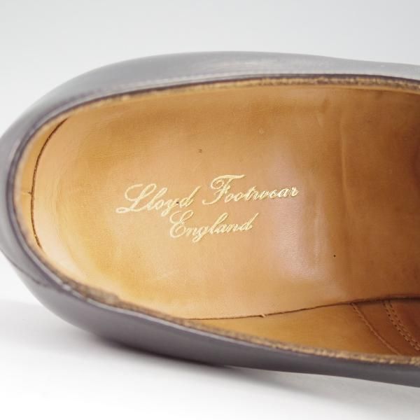極上★(英)チーニー 7.5E【★ロイドフットウェア別注/Lloyd Footwear】Mシリーズ/89ラスト/ストレートチップ/カーフ/黒/CHEANEY★i446
