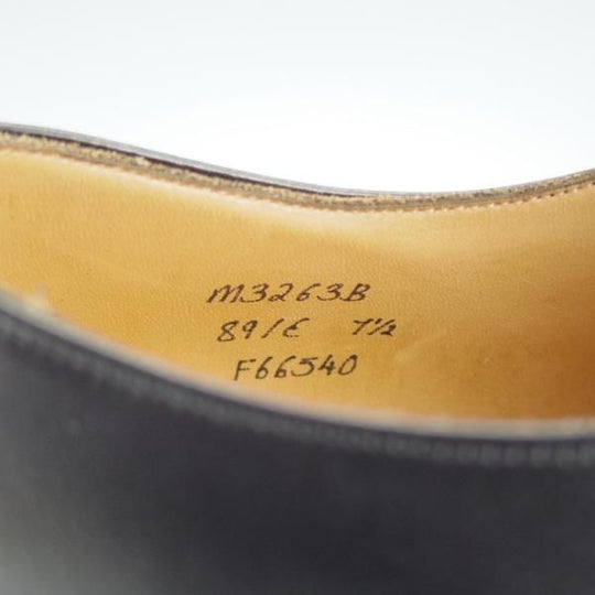 極上★(英)チーニー 7.5E【★ロイドフットウェア別注/Lloyd Footwear】Mシリーズ/89ラスト/ストレートチップ/カーフ/黒/CHEANEY★i446
