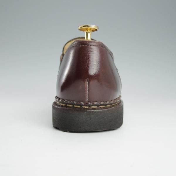 極上★パラブーツ SIZE 7【定価￥79,200-★ランス/REIMS/カフェ】CAFE/コインローファー/リスレザー/濃茶/メンズ/Paraboot★i447