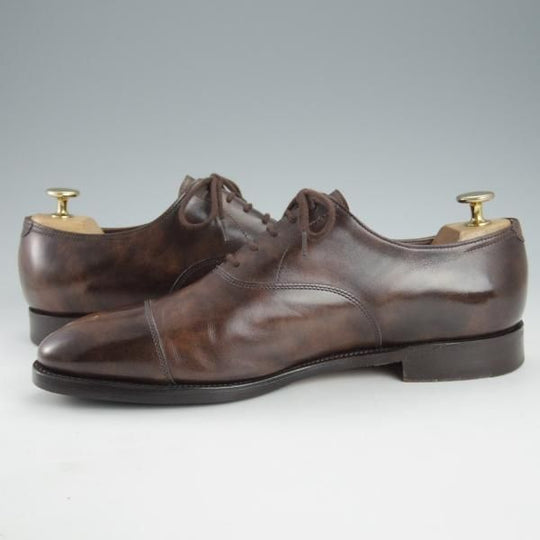 極上★ジョンロブ 6.5E【定価￥195,800-★CITY 2/シティ/7000ラスト】ミュージアムカーフ/ストレートチップ/濃茶/JOHN LOBB★i450