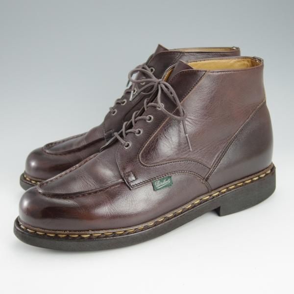 極上★パラブーツ SIZE 7【貴重★シャンボードのブーツタイプ/CHAMROUSSE】Uチップ/リスレザー/CAFE/カフェ/濃茶/Paraboot★i451