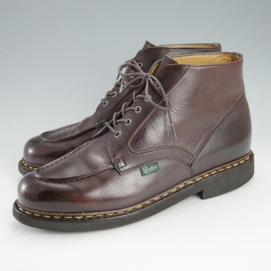 極上★パラブーツ SIZE 7【貴重★シャンボードのブーツタイプ/CHAMROUSSE】Uチップ/リスレザー/CAFE/カフェ/濃茶/Paraboot★i451