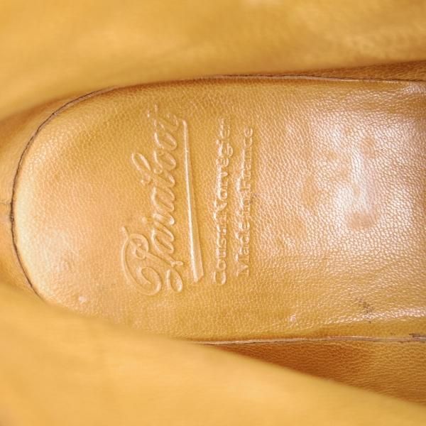 極上★パラブーツ SIZE 7【貴重★シャンボードのブーツタイプ/CHAMROUSSE】Uチップ/リスレザー/CAFE/カフェ/濃茶/Paraboot★i451