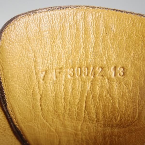 極上★パラブーツ SIZE 7【貴重★シャンボードのブーツタイプ/CHAMROUSSE】Uチップ/リスレザー/CAFE/カフェ/濃茶/Paraboot★i451