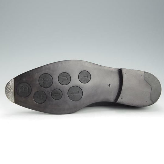 未使用★(仏)ベルルッティ SIZE 8.5【黒系パティーヌ★ヴェネチアレザー/ダービーシューズ】メンズ/Berluti★i454