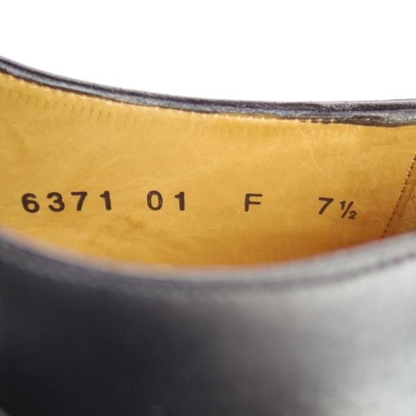 新品★(伊)サントーニ SIZE 7.5【★サイドモンク/6371】カーフ/黒/メンズ/Santoni★i455
