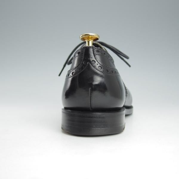 極美品★チャーチ 60F/UK6【貴重★73ラスト/ディプロマット同仕様】LAVANT/セミブローグ/カーフ/黒/メンズ/Church's★i457