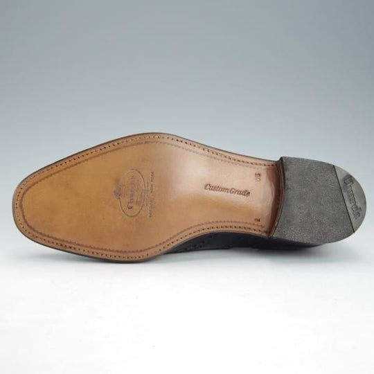 未使用★チャーチ 65F/UK6.5【デットストック品★2都市ロゴ(〜70's)/旧チャーチ/CHETWYND】73ラスト/チェットウィンド/黒/Church's★i458