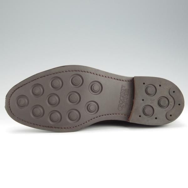 極上★クロケット&ジョーンズ 5.5E【定価￥77,000-★ダイナイトソール/CHERTSEY】224ラスト/チャッカブーツ/濃茶/Crockett&Jones★i459