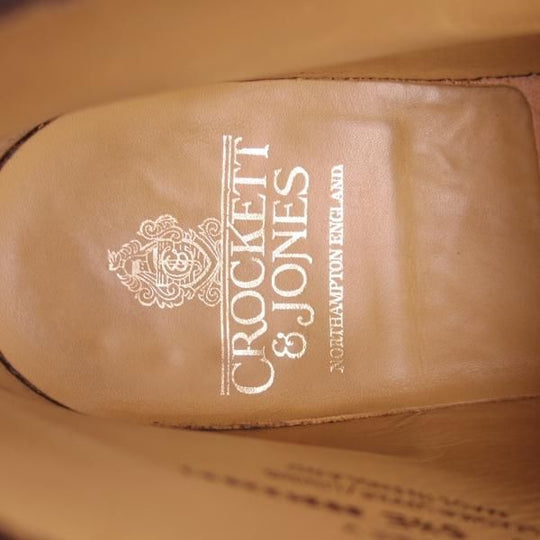 極上★クロケット&ジョーンズ 5.5E【定価￥77,000-★ダイナイトソール/CHERTSEY】224ラスト/チャッカブーツ/濃茶/Crockett&Jones★i459