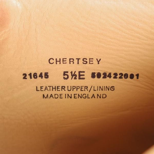 極上★クロケット&ジョーンズ 5.5E【定価￥77,000-★ダイナイトソール/CHERTSEY】224ラスト/チャッカブーツ/濃茶/Crockett&Jones★i459