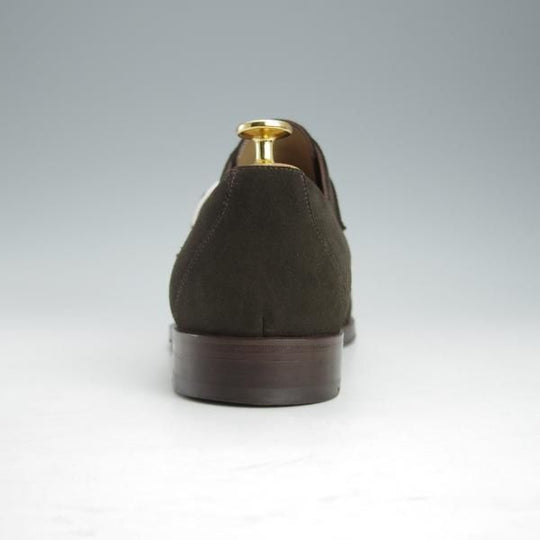 極上★(伊製)HERMES/エルメス SIZE 41【★モンクストラップ/スエード】濃茶/メンズ★i461