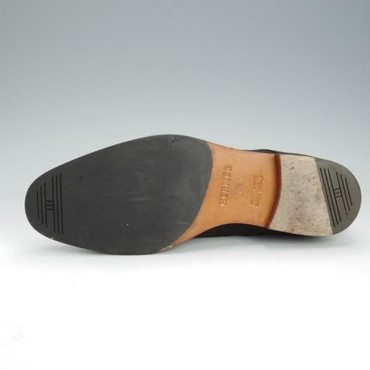 極上★(伊製)HERMES/エルメス SIZE 41【★モンクストラップ/スエード】濃茶/メンズ★i461