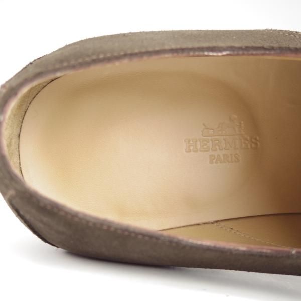 極上☆(伊製)HERMES/エルメス SIZE 41【☆モンクストラップ/スエード
