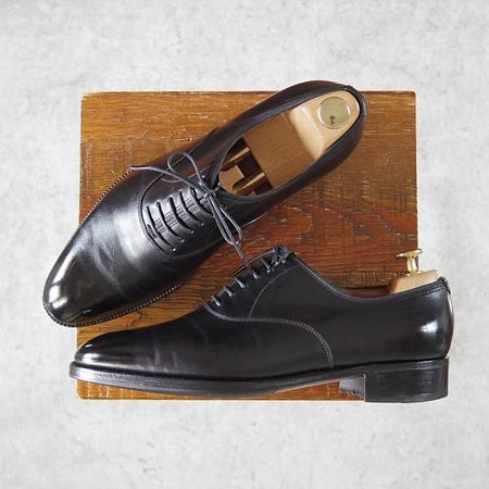 極上★ジョンロブ 6E【定価￥253,000-★プレステージライン/GARNIER 2/ガルニエ】7000ラスト/プレーントゥ/カーフ/黒/JOHN LOBB★i462