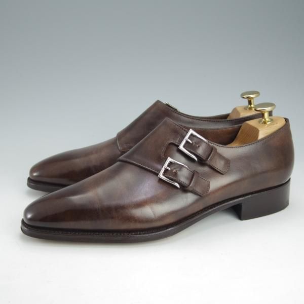 極上★ジョンロブ 7E【定価￥289,300-★プレステージライン/CHAPEL】8000ラスト/ミュージアムカーフ/ダブルモンク/JOHN LOBB★i463