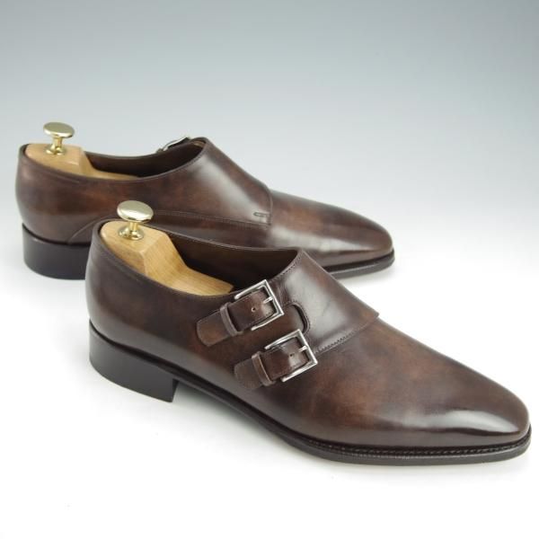 極上★ジョンロブ 7E【定価￥289,300-★プレステージライン/CHAPEL】8000ラスト/ミュージアムカーフ/ダブルモンク/JOHN LOBB★i463