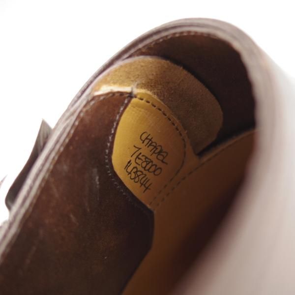 極上★ジョンロブ 7E【定価￥289,300-★プレステージライン/CHAPEL】8000ラスト/ミュージアムカーフ/ダブルモンク/JOHN LOBB★i463