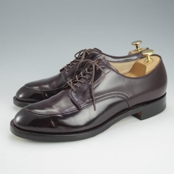 美品★オールデン 8D【定価￥169,400-★コードバン仕様/モディファイドラスト/54321】Vチップ/#8/バーガンディー/赤茶/Alden★i464