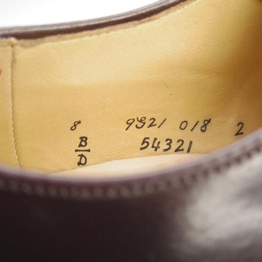 美品★オールデン 8D【定価￥169,400-★コードバン仕様/モディファイドラスト/54321】Vチップ/#8/バーガンディー/赤茶/Alden★i464