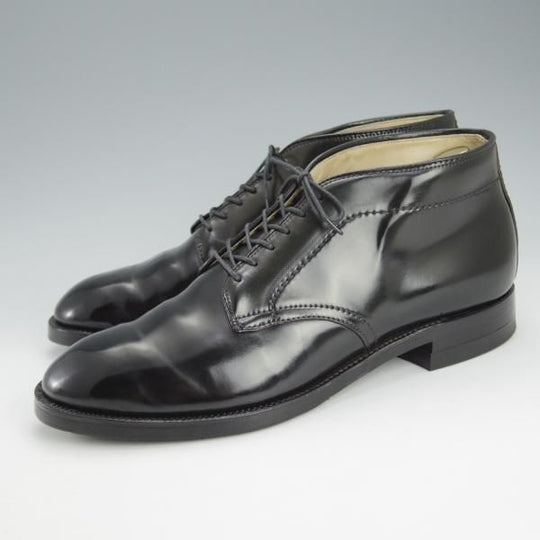 美品★オールデン 8D【貴重★コードバン仕様/6アイレットチャッカブーツ】モディファイドラスト/86452/黒/メンズ/Alden★i465