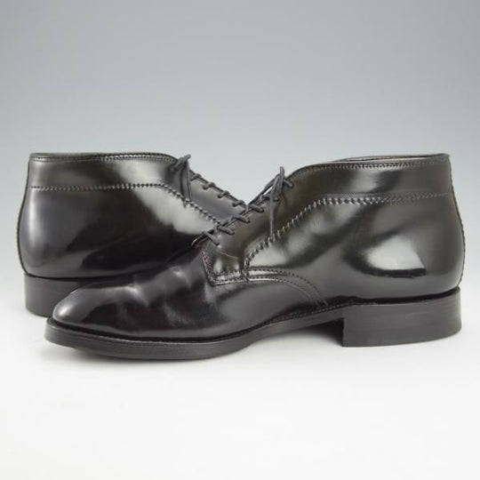 美品★オールデン 8D【貴重★コードバン仕様/6アイレットチャッカブーツ】モディファイドラスト/86452/黒/メンズ/Alden★i465