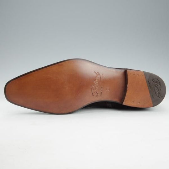 未使用★(伊)Roland 1953/ローランド SIZE 8【ブラックラピド製法★サイドジップブーツ/スエード】濃茶/メンズ★i466