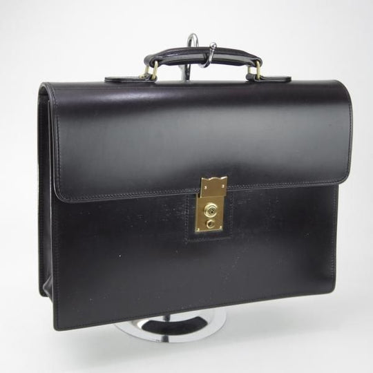 極美品★ポーター/PORTER【定価￥126,000-★ブライドルレザー仕様/CROWNシリーズ】ブリーフケース/黒/ビジネス/バッグ/革/鞄★N5828