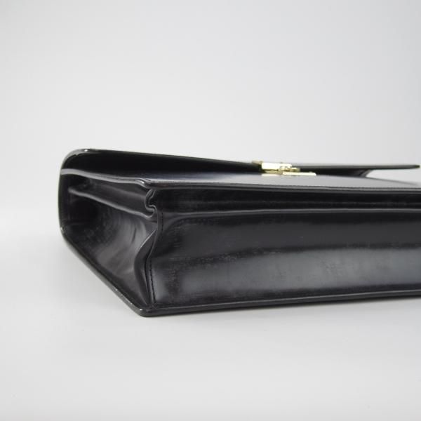 極美品★ポーター/PORTER【定価￥126,000-★ブライドルレザー仕様/CROWNシリーズ】ブリーフケース/黒/ビジネス/バッグ/革/鞄★N5828