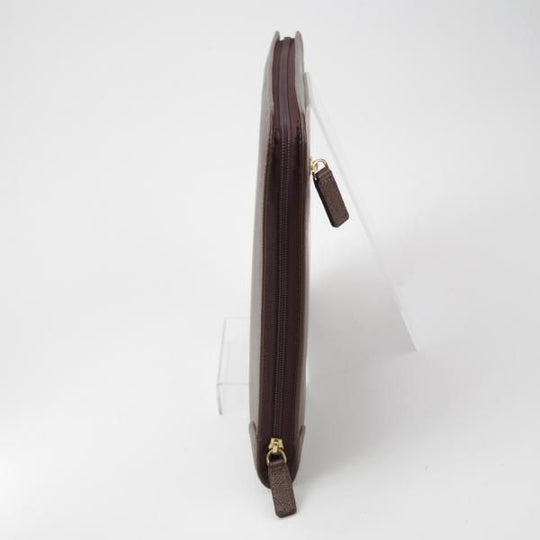極美品★(仏)モラビト/MORABITO【定価7万円程度★レザー/クラッチバッグ】ユニセックス/メンズ&レディース/ビジネス/バッグ/濃茶/鞄★N5832
