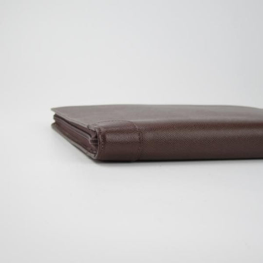 極美品★(仏)モラビト/MORABITO【定価7万円程度★レザー/クラッチバッグ】ユニセックス/メンズ&レディース/ビジネス/バッグ/濃茶/鞄★N5832