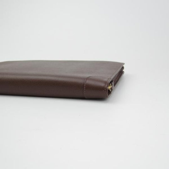 極美品★(仏)モラビト/MORABITO【定価7万円程度★レザー/クラッチバッグ】ユニセックス/メンズ&レディース/ビジネス/バッグ/濃茶/鞄★N5832