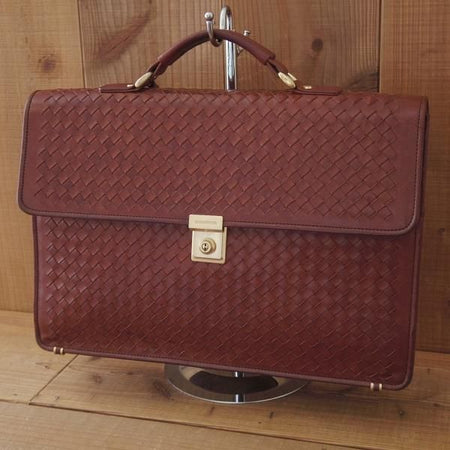 極上★ココマイスター/COCOMEISTER【定価￥175,000-★マットーネ・オリヴェートマイスター】ブリーフケース/ビジネス/バッグ/茶/鞄★N5833