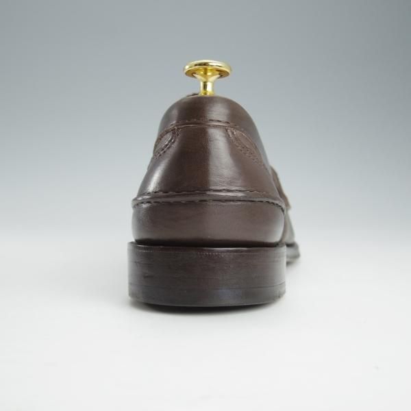 美品★チャーチ 90F/UK9【定価￥157,300-★コインローファー/Pembrey】126ラスト/ビーフロール/カーフ/濃茶/メンズ/Church's★i482