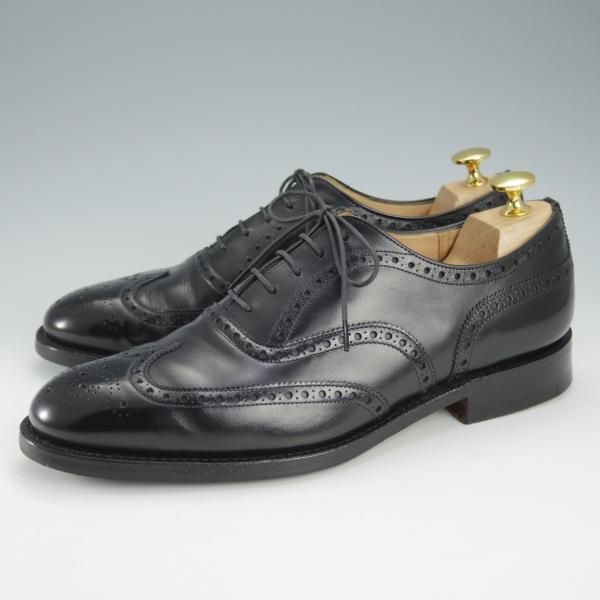 極上★チャーチ 65F/UK6.5【現行定価￥176,000-★チェットウィンド/CHETWYND】173ラスト/フルブローグ/カーフ/黒/メンズ/Church's★i483