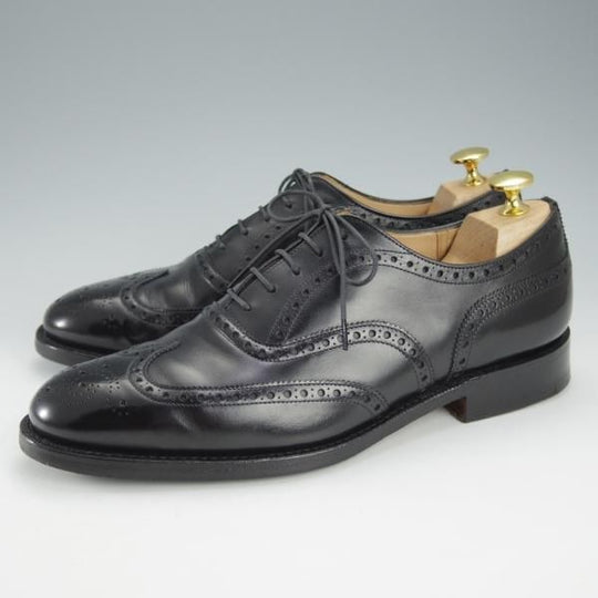 極上★チャーチ 65F/UK6.5【現行定価￥176,000-★チェットウィンド/CHETWYND】173ラスト/フルブローグ/カーフ/黒/メンズ/Church's★i483