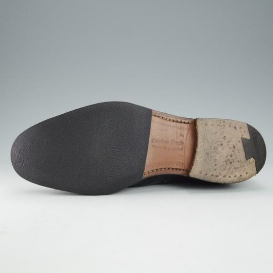 極上★チャーチ 65F/UK6.5【現行定価￥176,000-★チェットウィンド/CHETWYND】173ラスト/フルブローグ/カーフ/黒/メンズ/Church's★i483