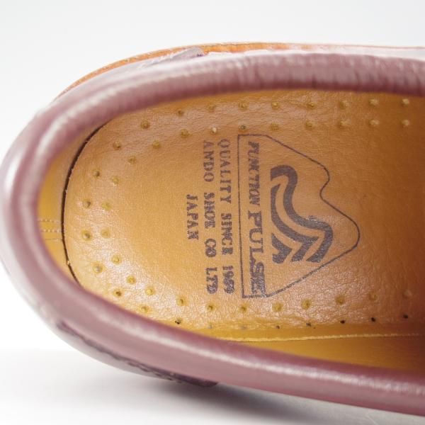 極上★安藤製靴 SIZE 23.5【定価￥38,500-★CHATIRO/ミカエル風モデル】チャチロ/チロリアンシューズ/オイルドレザー/赤茶★i484